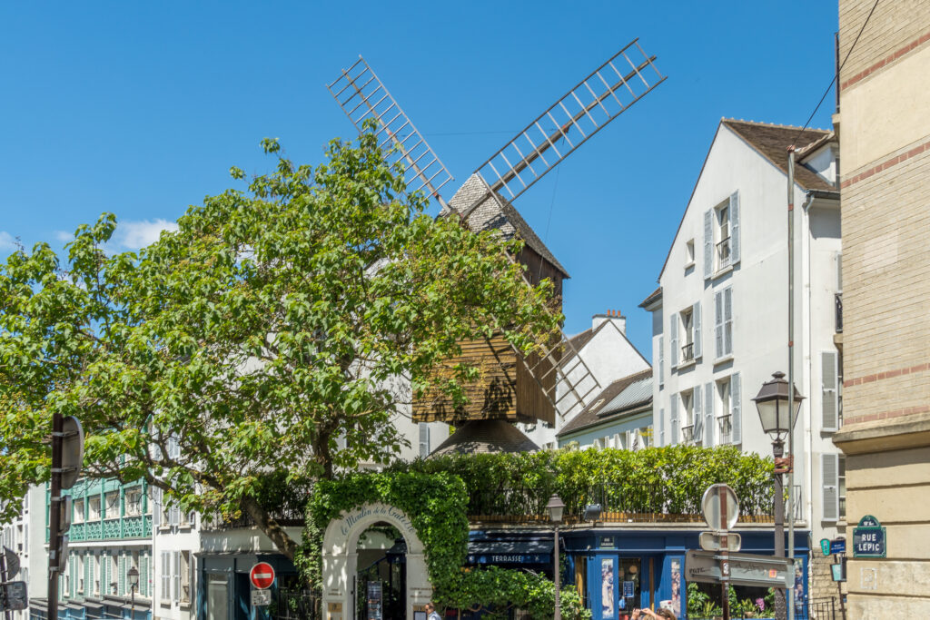 Rue Lepic turnoff