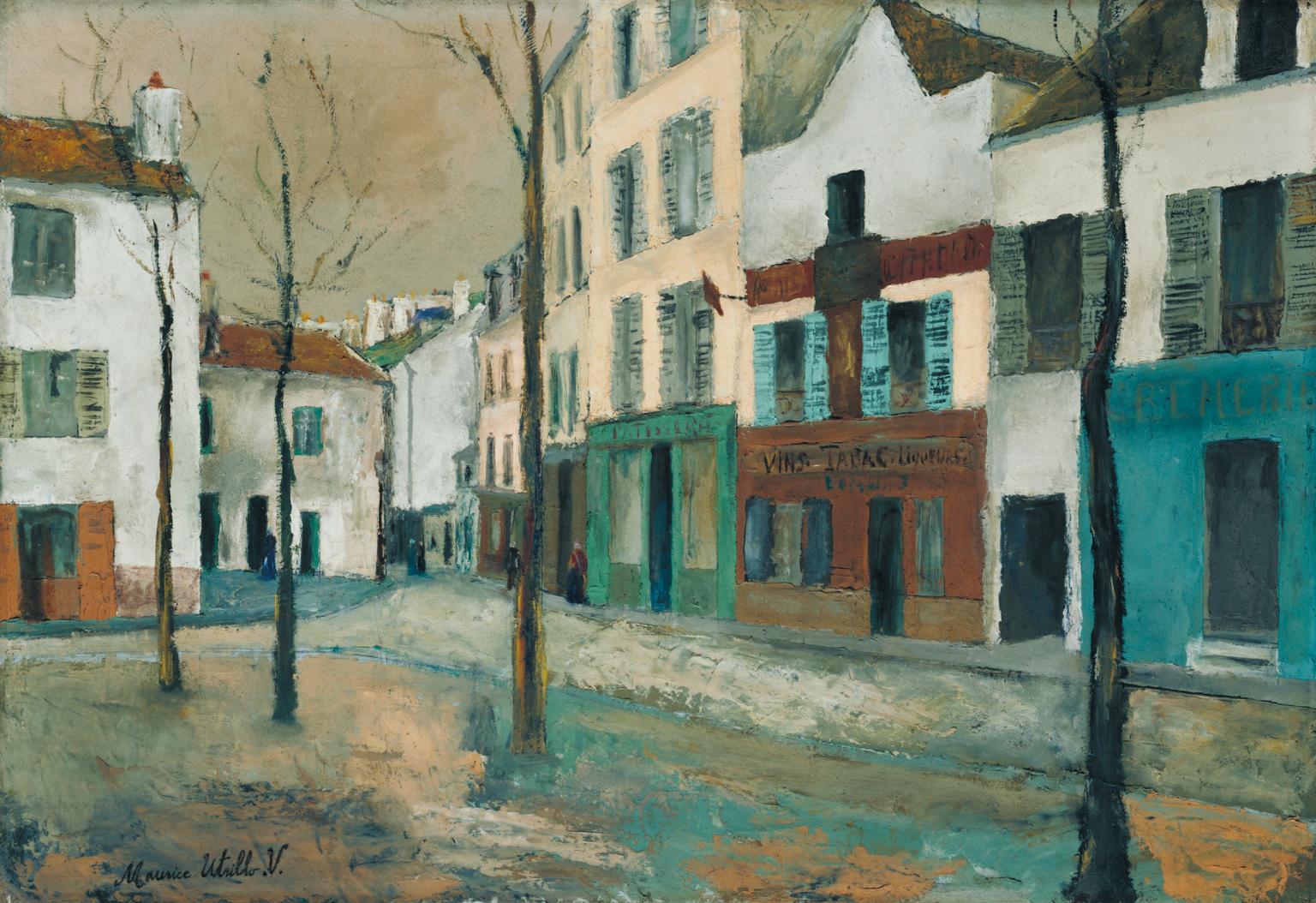 Cobbled slope