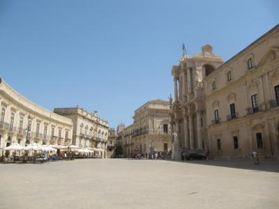 White limestone façade