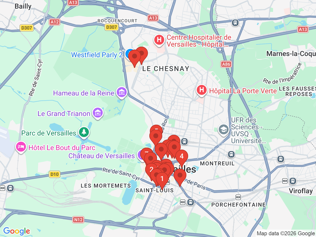 Map of eat & drink near Pavillon Dufour