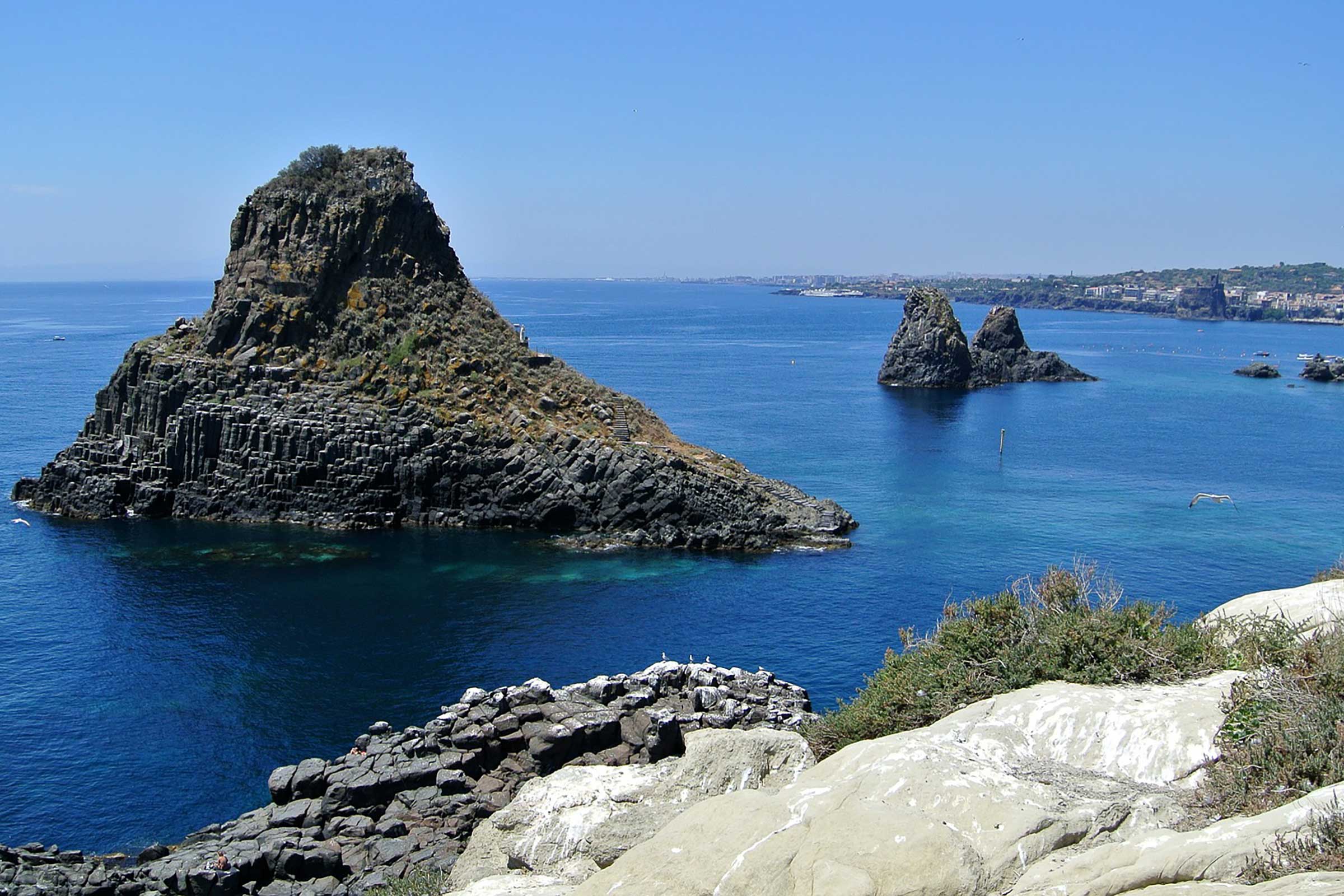 Aci Castello headland