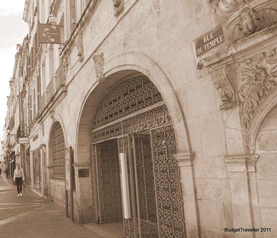 Arcaded old streets